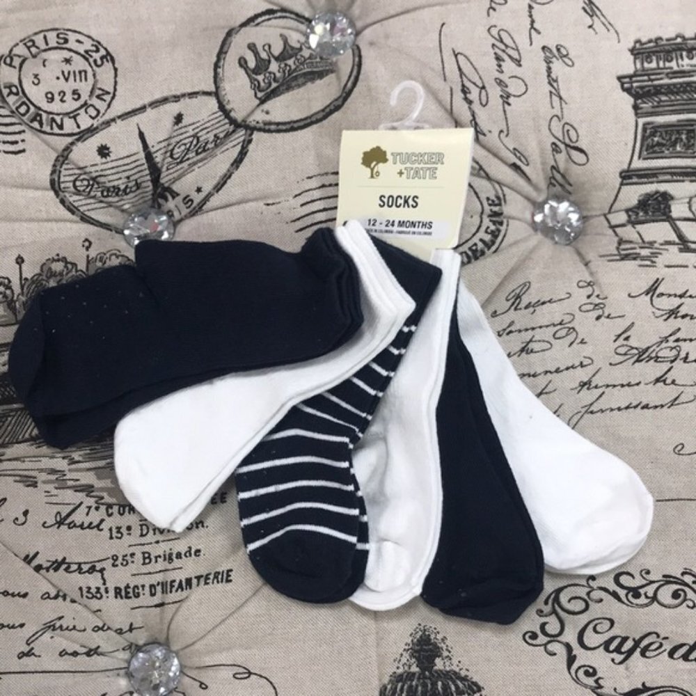 Toddler Tucker+Tate 6-Pack Crew Socks 12-24 MONTHS
